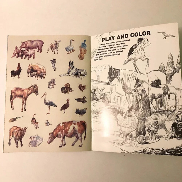 Vintage Stick Play and Read Pets The Fun Learning Panini Book Animals - Picture 11 of 16